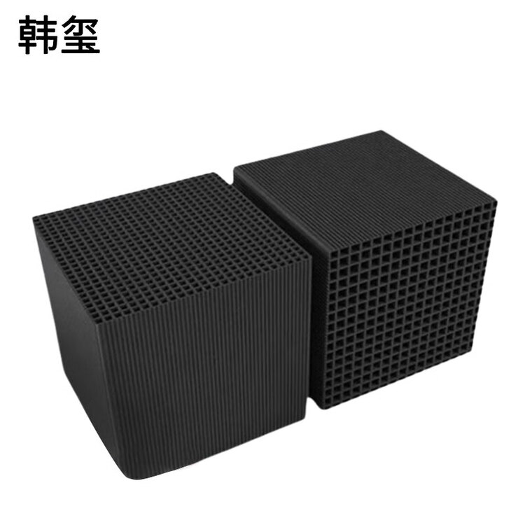  防水型蜂窝活性炭 800碘值 100*100*100mm /立方米